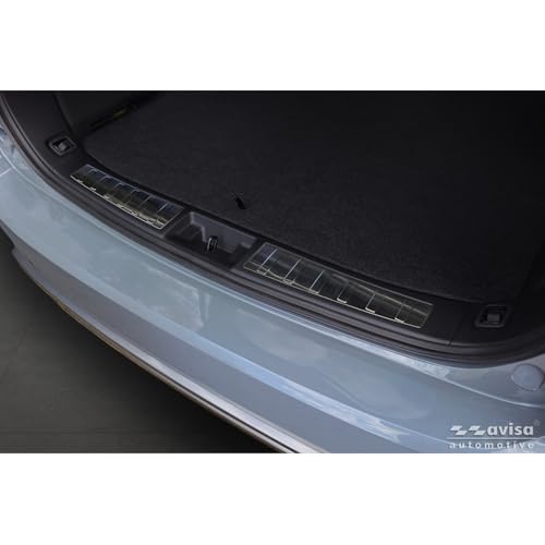 Seuil arrière d'intérieur INOX Noir évite rayures Mitsubishi Outlander 2025