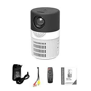 Cankypu YT400 LED videoprojector voor mobiele telefoons Thuisbioscoop Bioscoop Mini-smartphoneprojector Draagbare heldere projector