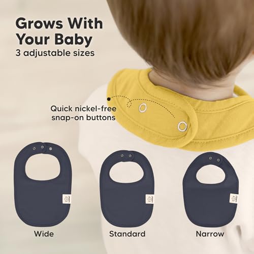 KeaBabies 8-Pack Baby Bibs for Girls & Boys and 8-Pack Baby Bib for Boy, Girl - Teething Scarf for Toddler, Kids - Drool Catcher for Toddlers, Infant, Cotton Scarfs4