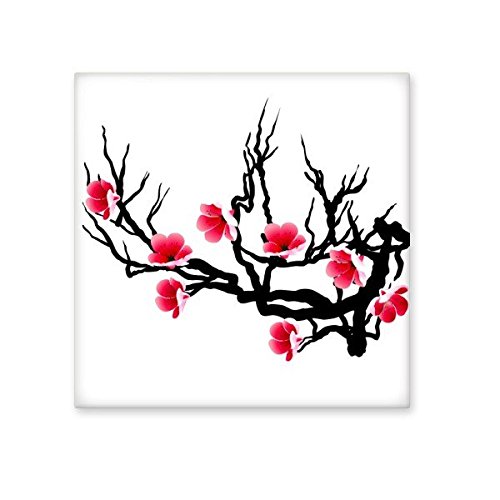 Carreaux de céramique décoratif motif japonais branche Sakura pour intérieur mural