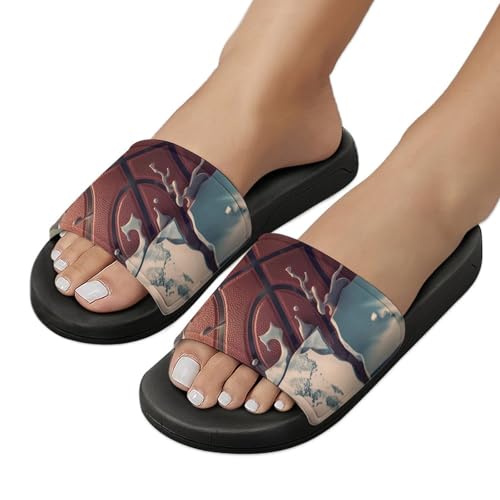 Sandales chaussons de maison slide et pantoufles de bain légères taille 37 - 2