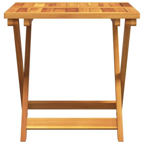 Mesa auxiliar para terraza y barbacoas en formato compacto de madera plegable 5