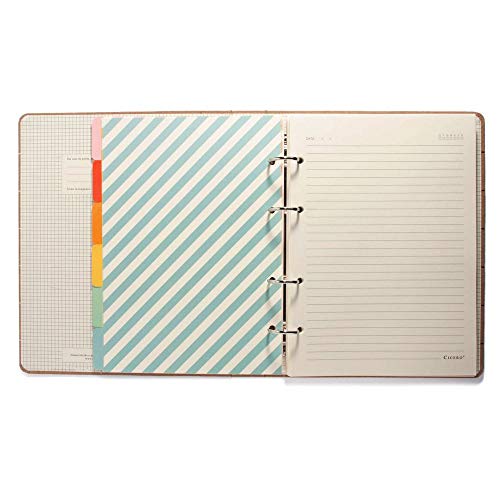 Caderno Criativo Verão, Multicolorido, Flamingo, Pautado, 120 fls, Papel Pólen 80g/m², Tamanho Grand