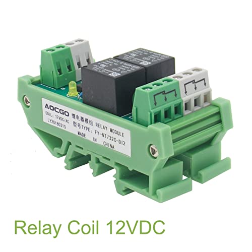 Module relais 2 canaux T73 12V commutation AC DC haute fiabilité