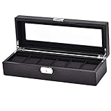 Exquisites Geschenkkonzept: Exquisites Erscheinungsbild und praktisches Design machen die Uhrenbox besonders für den persönlichen Gebrauch geeignet und zeigen die Uhr im Laden. Es ist auch das beste Geschenk für Ihren Vater, Ehemann, Freunde und jeden in Ihrem Leben.