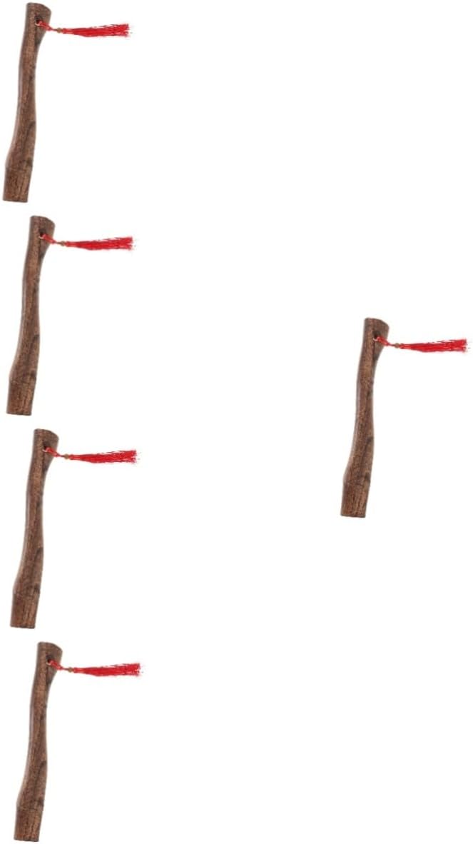 DOITOOL 5pcs Wooden Axe Handle Replacement Axe Hatchet Handle for Woodworking Camping Tools Ergonomic Grip Sturdy Material