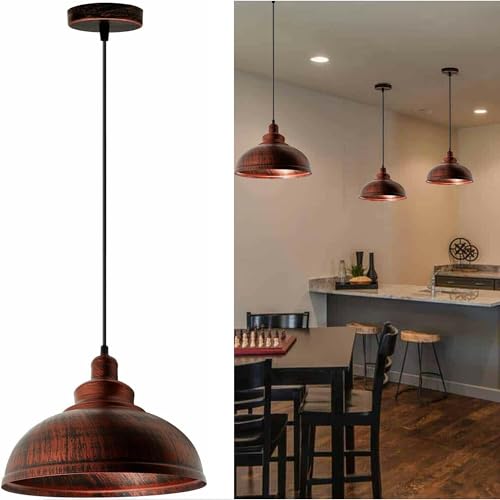 LEDSone suspensions vintage, luminaires style industriel, plafonnier vintage, éclairage intérieur, lampe cuisine salon salle à manger chambre, IP20, Ø...