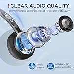 Callez USB Headset with Mic, Computer Headset with ENC Dual Noise Cancelling Microphone & MS Teams Call Button, Wired Mono Headphones for PC Laptop Mac Teams Zoom Home Office Work - Image 4