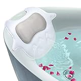 Bath Pillow For Tub,Non slip tub pillow for head, Machine Washable- Extra Large Size (17.7