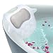Luxury Non-Slip Spa Bath Pillow For Tub with 5D Air Mesh Technology, Machine Washable- Extra Large Size (17.7" x 17.7") Bath Pillow Cushion Provides Head, Neck, Shoulder Support in Tub.(Owl shape)