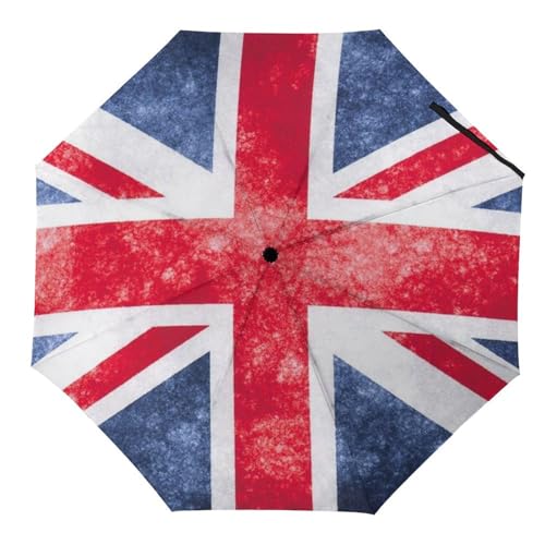 Parapluie de voyage coupe-vent Union Jack britannique imperméable