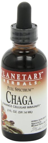 Planetary Herbals Chaga Liquid Full Spectrum Nutritional Supplement, 2 Fluid Ounce #TOP6