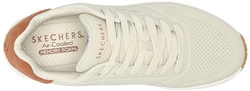 Skechers Men's UNO-Suited ON AIR Sneaker, Natural, 11 Wide