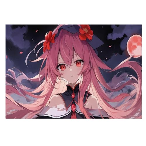 Póster de anime para regalo, lienzo decorativo de chica cómic 50x70 cm de LIAZLIUT