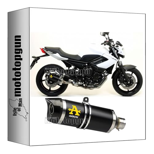 Escape Arrow Thunder negro para Yamaha XJ6 Diversion 2009-2015