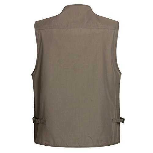 Large Size Olympina Mens Army Casual Vests with Many Pockets Male Sleeveless3