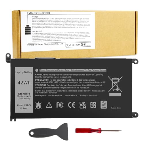 image for Fancy Buying YRDD6 1VX1H Battery for Dell Inspiron 3310 3583 5481 5482