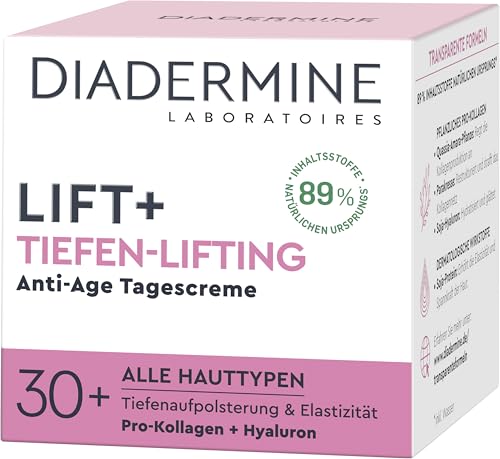 Diadermine Lift+ Tagespflege Tiefen-Lifting Tagescreme, Straffende Anti-Age Pflege, 50 Milliliter