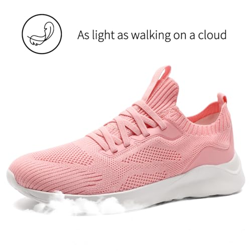 Image of DLWKIPV Womens Slip on Walking Tennis Shoes for Women Work Running Athletic Gym Sports Sneakers Lightweight Casual Shoe