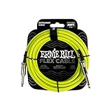 【正規品】 ERNIE BALL 6419 楽器用シールド ケーブル 20フィート FLEX INSTRUMENT CABLE 6.09m S-S型 グリーン
