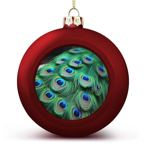 Plume de paon de Noël verte pour décoration mariage et fêtes