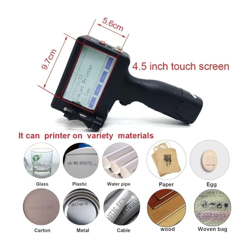Imprimante jet d'encre portable contre les bavures d'encre sur etiquettes - 4