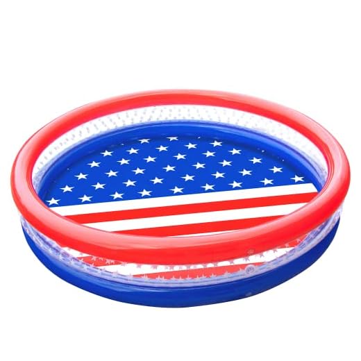 Swimline - 3-Ring Inflatable Pool 60'' X 12'' - Americana (90976)