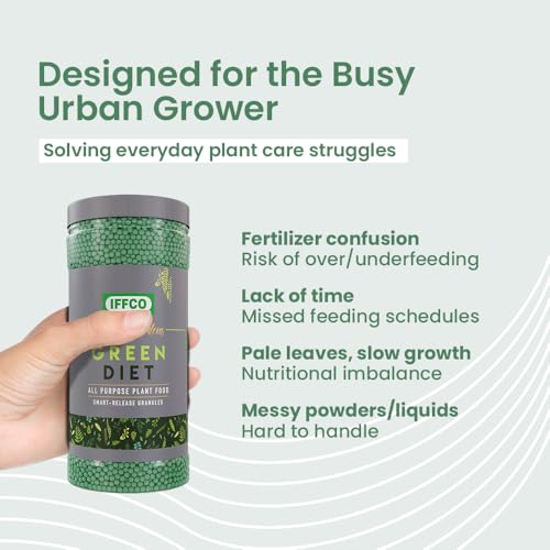 Image of IFFCO Urban Gardens - Plant Growth Booster 5Kg - Organic Plant Food For Indoor & Outdoor plants, NPK Rich Balanced Macro & Micro Nutrients, Slow-Release Granules