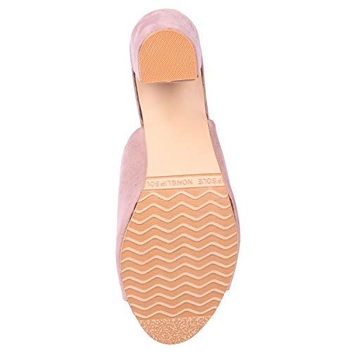 Image of Feel it Suede Block Heels for Women's & Girl's