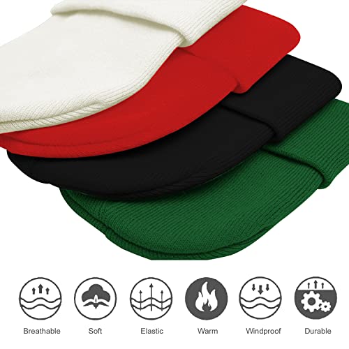 DOOVID Toddler Beanie Kids Warm Knit Beanie Hat Baby Boys Girls Knit Caps Classic Autumn Winter Hats 6