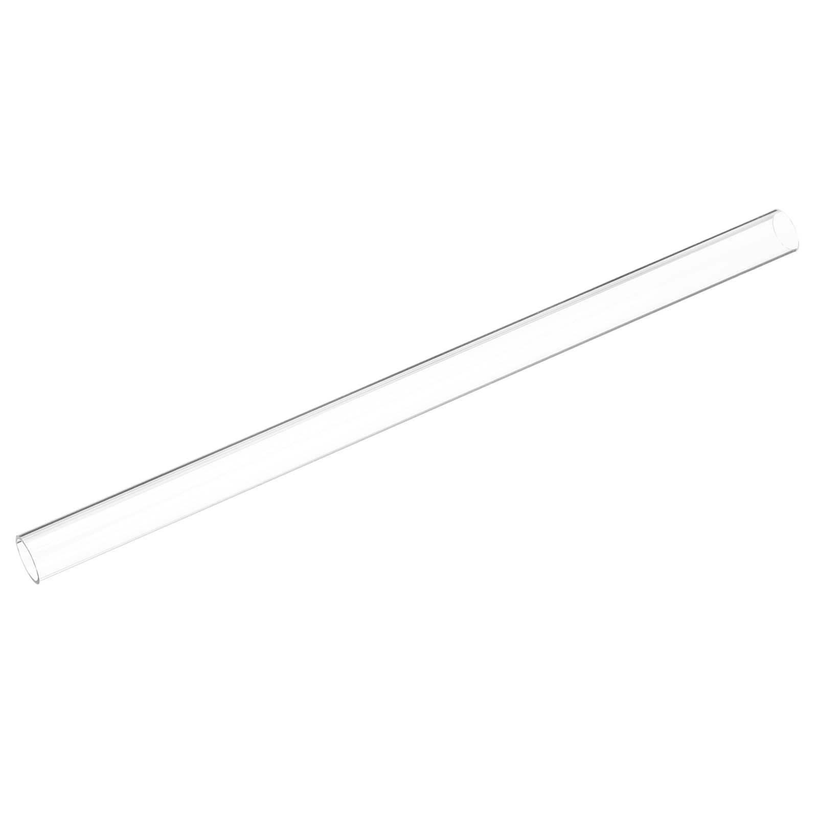 uxcell 2pcs Clear Rigid Tubing Pipe 15mm ID x 18mm OD 1Ft(305mm) Round Plastic Polycarbonate Tube