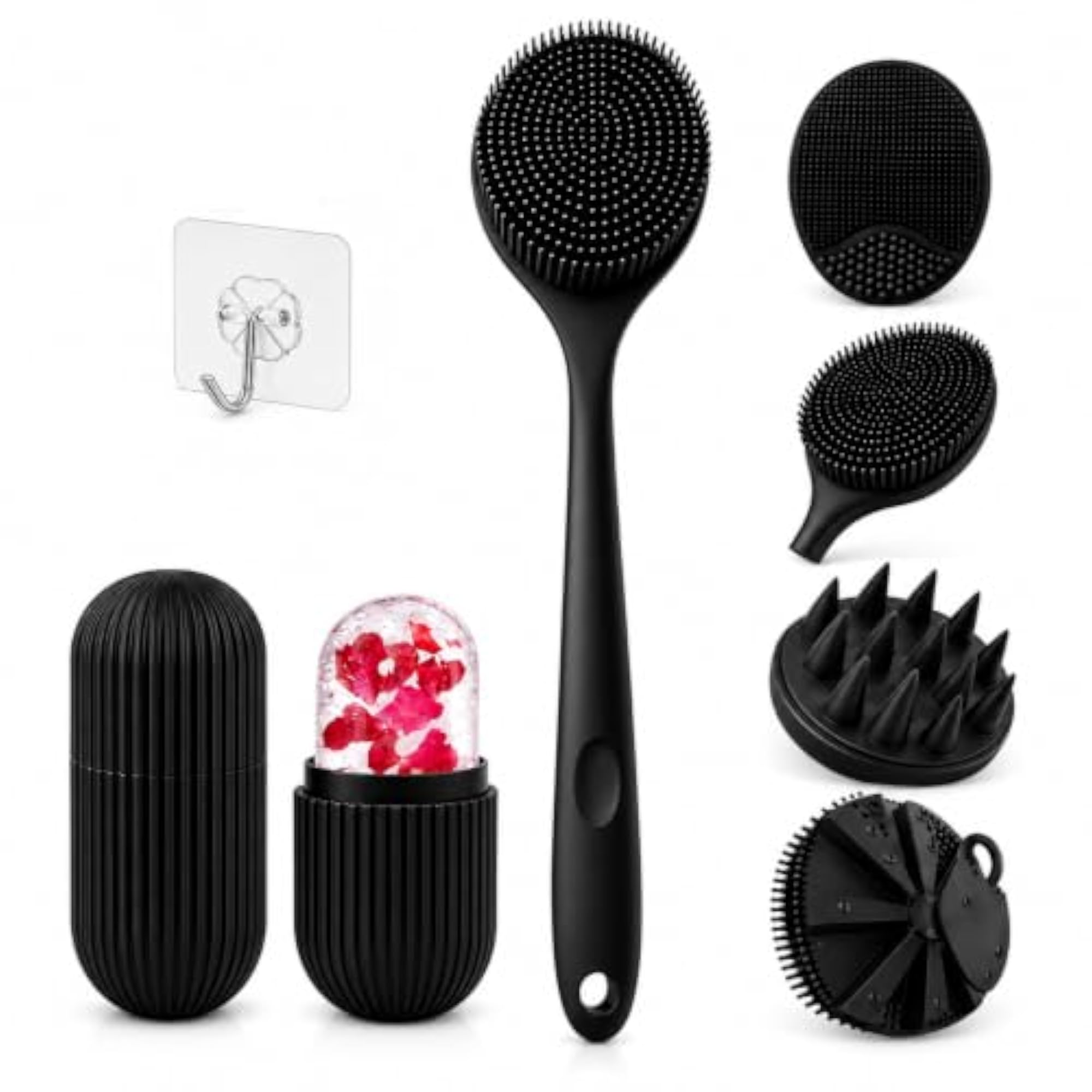 6-Piece Bath & Skincare Tool Set for Self-Care