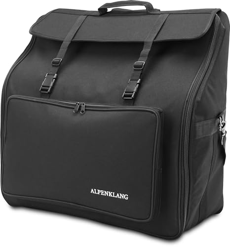 Alpenklang Housse pour accordéon 120 Basses (Bretelles, déperlante, rembourrée, gigbag accordéon, Sac de Transport)