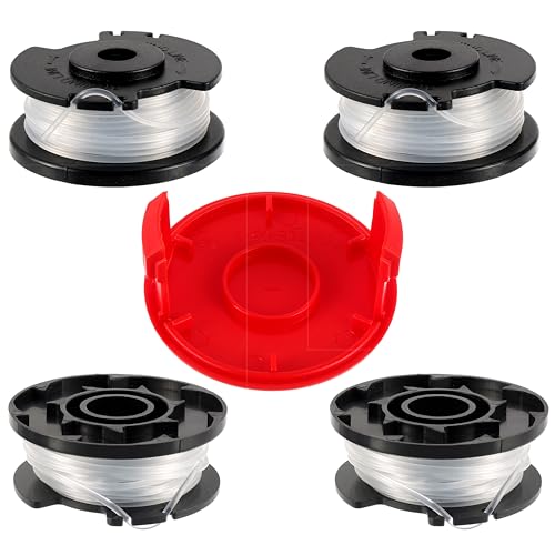 Bobine de fil de rechange pour coupe-bordure Einhell GE-CT 18/28 Li, en nylon, 1,6 mm de diamètre, compatible avec les coupe-bordures sans fil Einhell GE-CT 18/260 Li,...