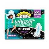 Whisper Ultra Overnight Sanitary Pads - 7 Pieces (XL Plus)