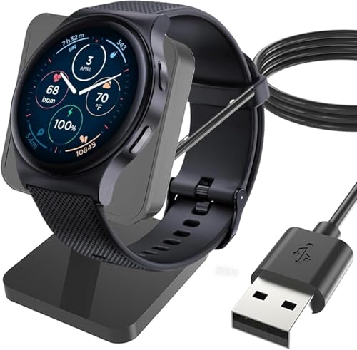 Chargeur Moto Watch 120 / 70 / 40 station d'accueil noire avec support 2 en 1 antidérapant
