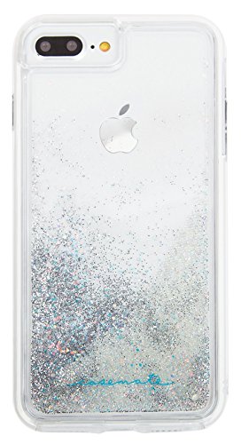 Case-Mate - iPhone 7 Plus Case - Waterfall - Cascading Liquid Glitter - for iPhone 7 Plus / 6 Plus - Black