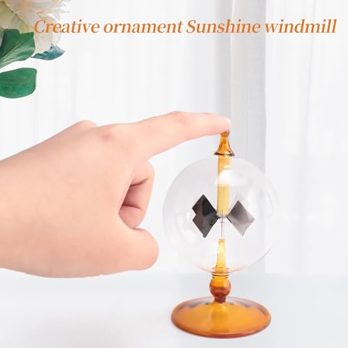 Qeunrtiy Solar Power Radiometer Crookes Solar Dreh FlüGel Geschenk Haus Schreibtisch Dekoration