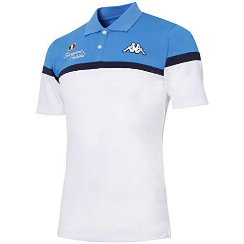 (カッパ)Kappa GOLF 配色切替半袖シャツ KG712SS23 WT L