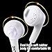 JVC HAF160W JVC HAF160W Gumy Ear Bud Headphone White