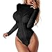 Sheer Bodysuit for Women Tummy Control Fishnet Casual Naughty Teddy Babydoll Slutty Nightwear Sheer Mesh Erotic Fashion Funny,Black,One Size
