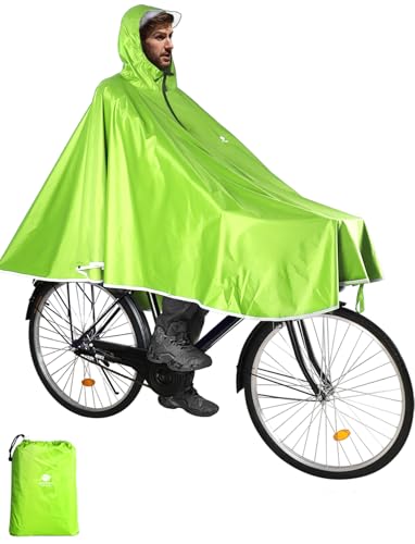 ANYOO Wasserdicht Radfahren Regen Poncho Portable Leichte Regenjacke Mit Kapuze Fahrrad Fahrrad Compact Regen Cape Wiederverwendbare Unisex für Backpacking Camping Outdoors ANYOO Wasserdicht Radfahren Regen Poncho Portable Leichte Regenjacke Mit Kapuze Fahrrad Fahrrad Compact Regen Cape Wiederverwendbare Unisex für Backpacking Camping Outdoors