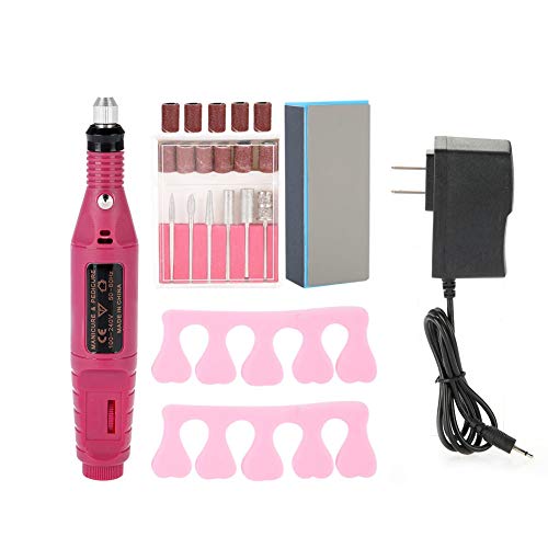 Electric Nail Drill Set, Professional Electric Nail Drill Pen File Kit, Manicure Pedicure Shape Machine, Nail Polisher Remover Grinding Sanding File, Home Salon Use