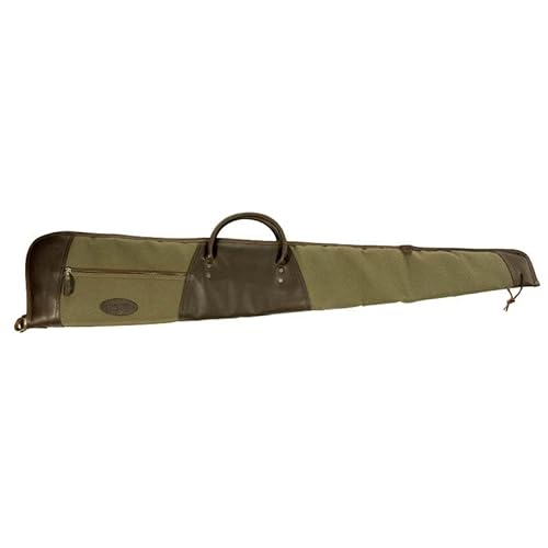 Boyt Harness GC36 Leather and Canvas Shotgun Case, Green, 46 Inch