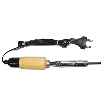 Vtronix 35Watt Soldering Iron with Wooden Handle for Precision Electronics Work | Soldering Machine for Home, Industrial & Electronics Workshop Reparing with Fast Heating & Heat Resistant Handle