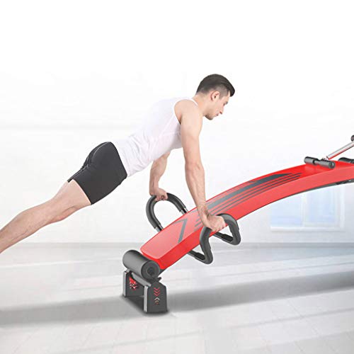 cobcob Weight Benchs,Adjustable hWorkout Bench Sit Up Incline Abs Benchs Foldable Utility Bench Multi-Functional Strength Training Fitness Workout Station for Home Gym Adjustable Height (Black)