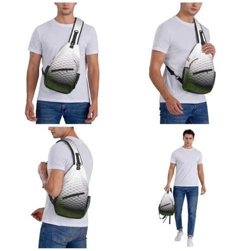 Mochila tipo sling negra para actividades al aire libre miniatura 6