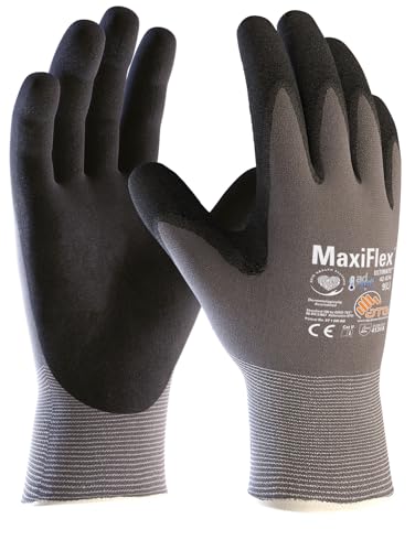 ATG 12 Paar Arbeitshandschuhe Maxiflex 9 Montagehandschuhe Maxiflex Größe 9