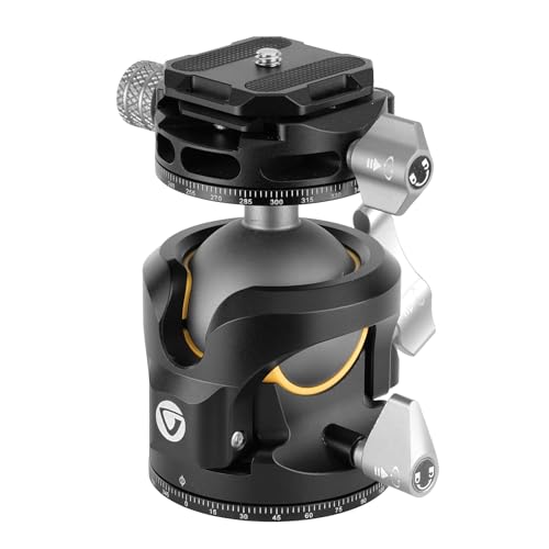 Rótula de bola Vanguard LBP-60S de perfil bajo para trípodes estables 6