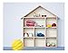 Creativ, Paulownia, 100263, Scaffale a forma di casa, dimensioni 26 x 25,2 cm, altezza: 3,5 cm, in legno, 1 pezzo